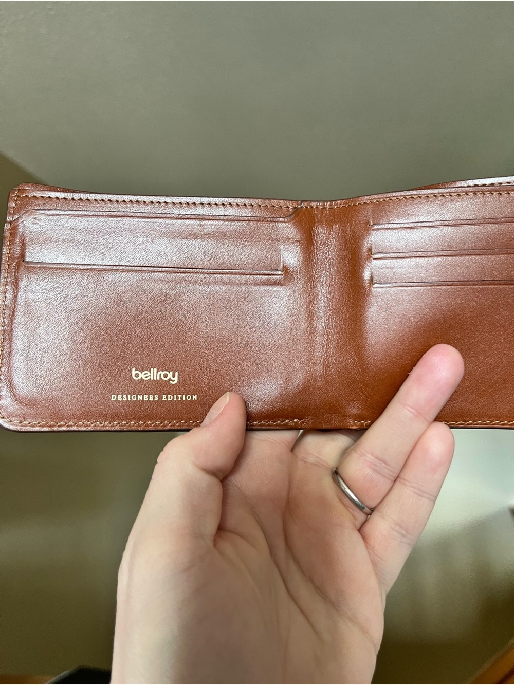 Bellroy Note Sleeve Designers Edition Brown Leather Wallet - Picture 4 of 8